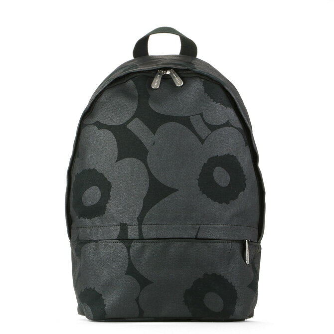 マリメッコ マリメッコ marimekko Wx ピエニウニッコ バックパック Enni （ブラック×ブラック） 047583 999 Pieni Unikko backpack Black Enni 花柄 フラワー 黒 リュックサック バッグ カバン レディース かわいい おしゃれ 北欧 プレゼント ギフト対応 【送料無料】