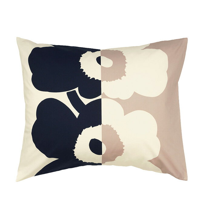 マリメッコ marimekko スーラウニッコ ピローケース 50x60cm （ダークブルー×オフホワイト×サンド） 071092 890 Suur Unikko pillow case 枕カバー 2021AW 2021秋冬のサムネイル