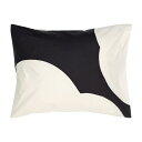 マリメッコ 新作 marimekko イソウニッコ ピローケース 50x60cm (チャコール×ホワイト) 073494 910 Iso Unikko Pill...