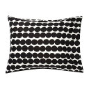 マリメッコ marimekko ラシィマット ピローケース 50x60cm (ホワイト×ブラック) 074213 190 Rasymatto pillow ca...