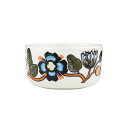 マリメッコ marimekko ティアラ ボウル 500ml (ホワイト×ウォームオレンジ×グリーン) 074558 126 Oiva Tiara Bowl 5...