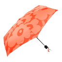 マリメッコ  マリメッコ marimekko ウニッコ マニュアル開閉 折りたたみ傘 (レッド) Unikko umbrella 091669 033 アンブレラ 花柄 フラワー 雨傘 カサ 軽量 赤 レディース おしゃれ かわいい 北欧 プレゼント ギフト対応 【送料無料（一部地域除く）】