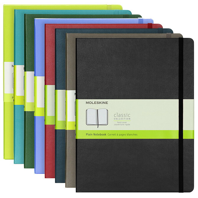 モレスキン MOLESKINE クラシック ノートブック プレーン（無地） エクストララージ ハードカバー （8色） Classic Notebook Hard Cover Plain X-Large 事務用品 ステーショナリー メモ帳 文房具 シンプル プレゼント ビジネス ギフト対応 