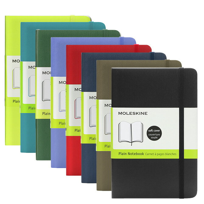 モレスキン MOLESKINE クラシック ノートブック 無地 ポケット ソフトカバー （全8色） Classic Notebook Soft Cover Pocket Plain プレーン 事務用品 ステーショナリー メモ帳 文房具 オフィス シンプル プレゼント ビジネスノート ギフト対応 【メール便なら送料無料】