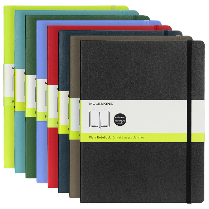 モレスキン MOLESKINE クラシック ノートブック プレーン（無地） エクストララージ ソフトカバー （8色） Classic Notebook Soft Cover Plain X-Large 事務用品 ステーショナリー メモ帳 文房具 シンプル プレゼント ビジネス ギフト対応 【送料無料（一部地域除く）】