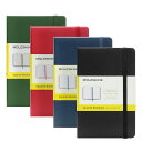 モレスキン MOLESKINE クラシック ノートブック スクエア（方眼）ポケット ハードカバー 9.0x14.0cm（4色） Classic Notebook Hard Cover Squared Pocket 事務用品 ステーショナリー メモ帳 文房具 オフィス シンプル ビジネス ギフト対応 