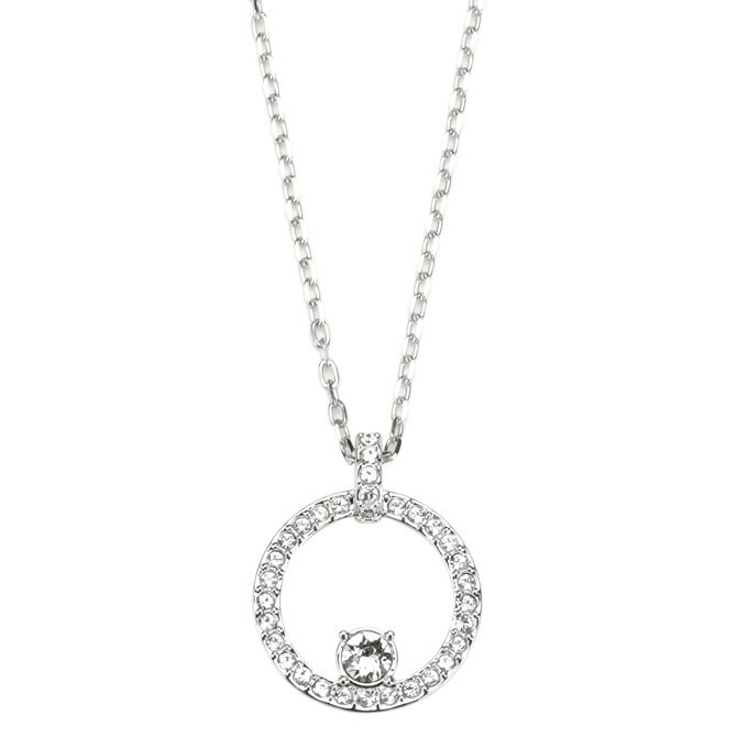 スワロフスキー SWAROVSKI クリエイティビティ サークル ペンダント （シルバー） 5198686 Creativity Circ Pendant ネックレス ジュエリー シンプル プレゼント ギフト対応 