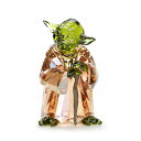 スワロフスキー SWAROVSKI スターウォーズ マスター ヨーダ （グリーン×ブラウン） 5393456 STAR WARS Master Yoda クリスタル ガラス インテリア プレゼント フィギュア 置物 ギフト対応 