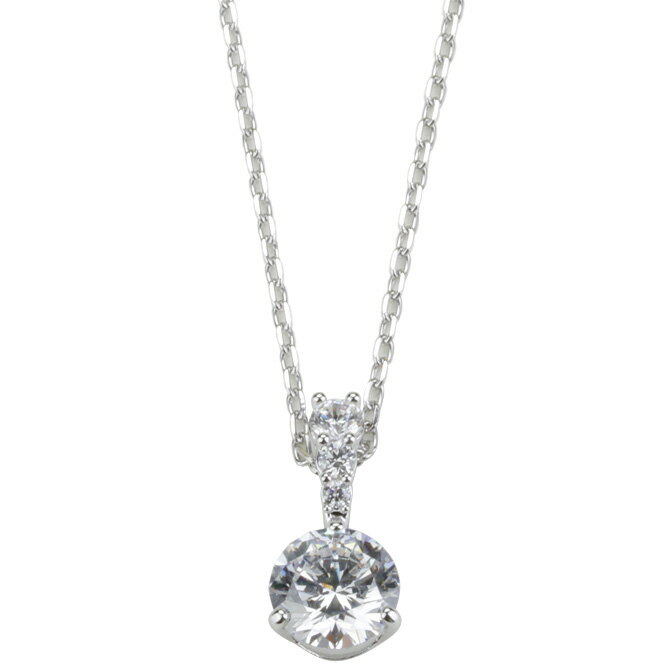 スワロフスキー ネックレス（レディース） スワロフスキー SWAROVSKI ソリテール ペンダント （シルバー） 5472635 Solitaire Pendant ネックレス ジュエリー 記念日 プレゼント ギフト対応 【送料無料】