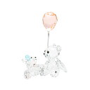 スワロフスキー SWAROVSKI フィギュリン マイリトル クリスベア マザー＆ベビー （クリア×ピンク） 5557542 Mother Baby クマ 出産祝い プレゼント フィギュア フィギュリン 置物 オブジェ クリスタル ガラス ギフト対応 【送料無料】