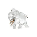 スワロフスキー SWAROVSKI アフリカン サンセット ゾウのハミ （クリア×ブラウン） 5557855 African Sunset Elephant Hami フィギュア フィギュリン インテリア プレゼント 置物 オブジェ クリスタル ガラス ギフト対応 【送料無料】