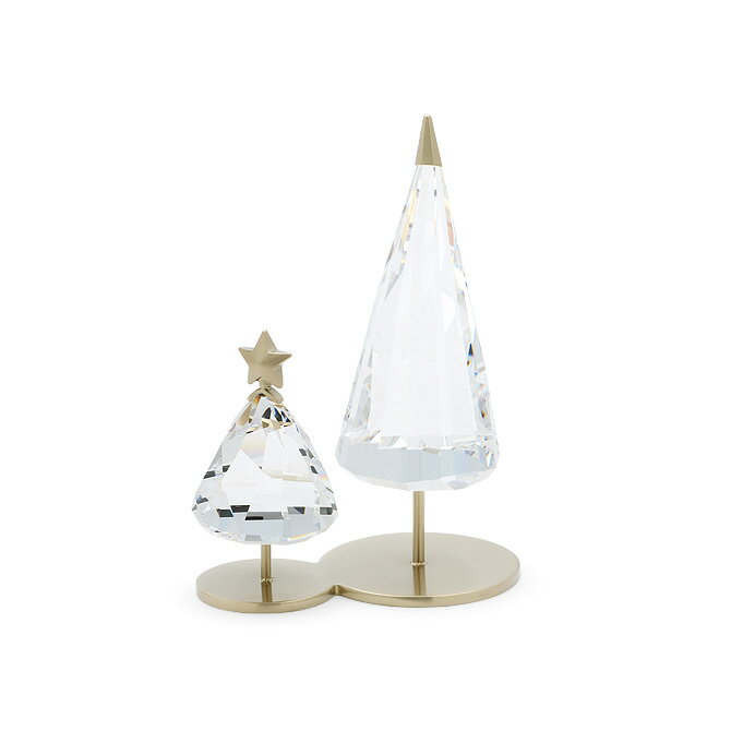 スワロフスキー SWAROVSKI ホリデー マジック クリスマスツリー デュオ （ホワイト） 5596790 Holiday Magic Christmas Tree Duo フィギュリン 記念日 クリスマス 置物 オブジェ デコレーション クリスタル ガラス 【送料無料】