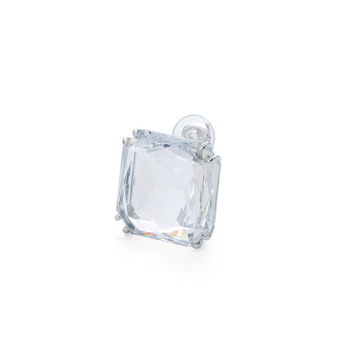 スワロフスキー SWAROVSKI メスメラ クリップ イヤリング （シルバー） 5600756 Mesmera Crip Earring アクセサリー 片耳用 シングル スクエアカット 記念日 プレゼント ジュエリー ギフト対応 