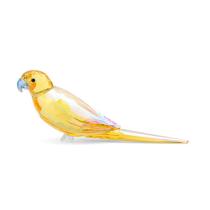 スワロフスキー SWAROVSKI ジャングルビーツ キイロインコ リーチー イエロー 5619217 Jungle Beats Yellow Parakeet Lechee バード 鳥 フィギュリン クリスタル ガラス インテリア プレゼント…