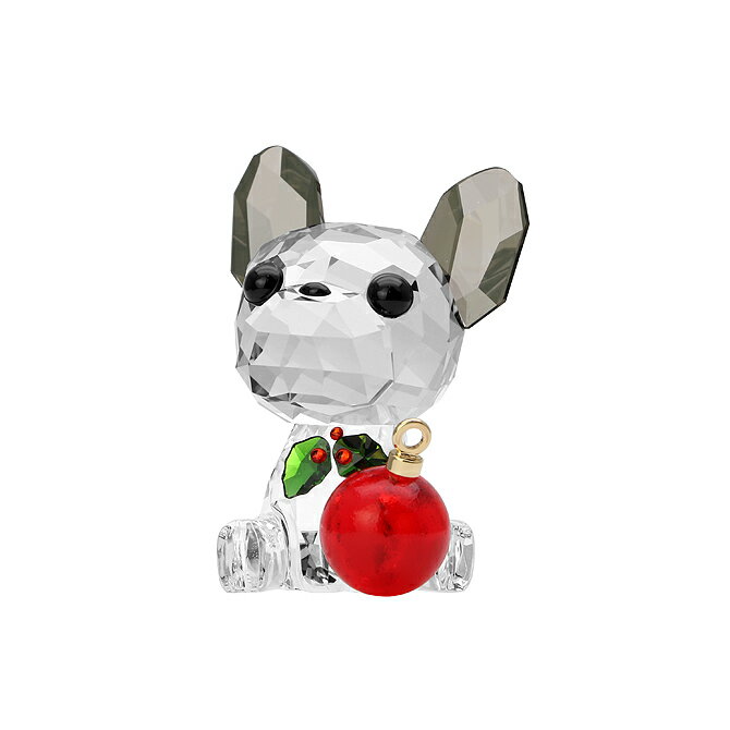 スワロフスキー SWAROVSKI ホリデー チアーズ フレンチブルドッグ マルチカラー 5625662 Holiday Cheers French Bulldog 犬 クリスマス プレゼント フィギュア フィギュリン 置物 オブジェ ク…