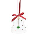 スワロフスキー SWAROVSKI ホリデー チアーズ ベル オーナメント （ホワイト） 5658440 Holiday Cheers Dulcis Bell Ornament フィギュア 記念日 クリスマス 飾り プレゼント 置物 オブジェ クリスタル ガラス ギフト対応 