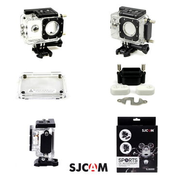 SJCAM オートバイ用 SJ5000シリーズ防水ケース+車の充電器 シガーソケット SJ5000 SJ5000 WiFi SJ5000 Plus ◇ALW-SJ-BIKECHARGER-5000