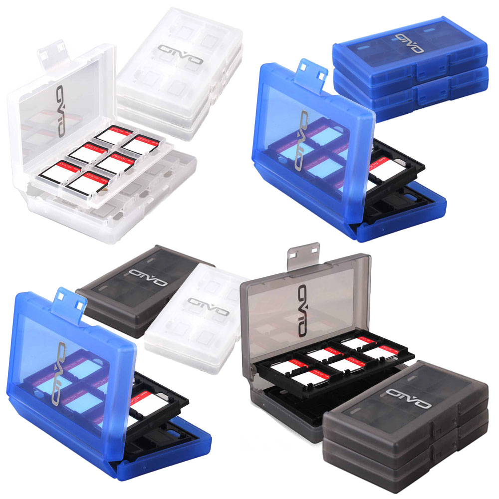 Nintendo Switch専用 カードケース 24枚 収納ボックス 3個セット スイッチ ゲームカード ポケット ケース 大容量 【並行輸入品】 ◇ALW-IV-SW029-3SET