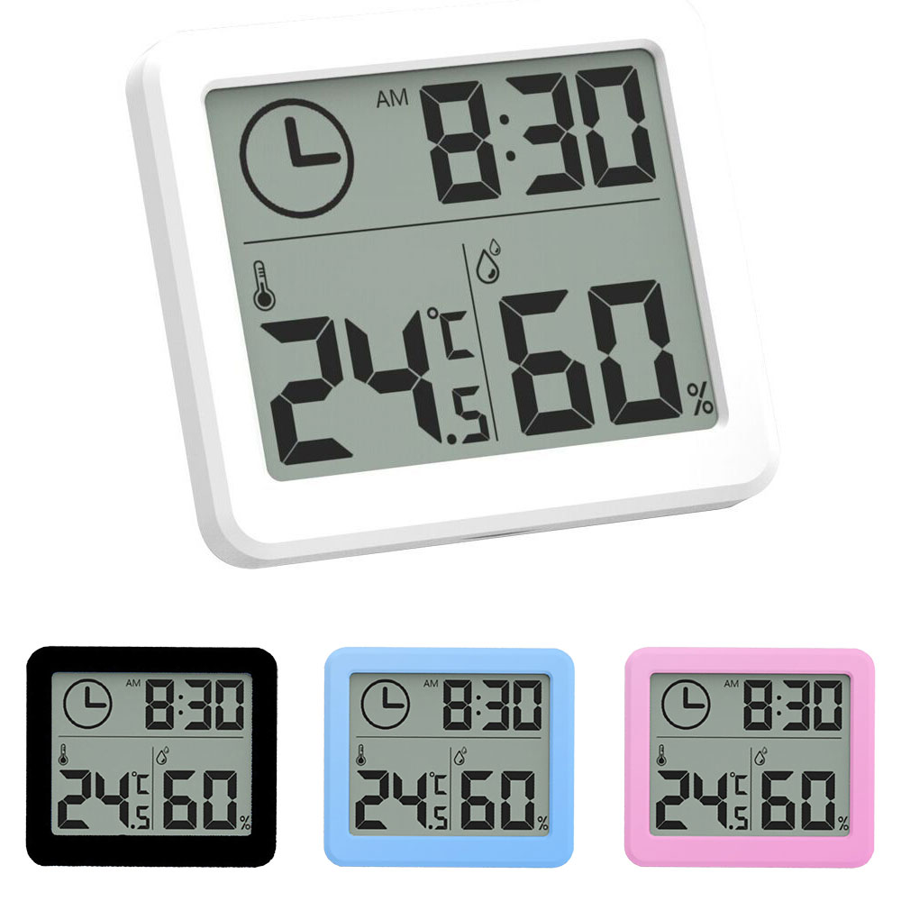 デジタル時計 温湿度計 3.2インチ 温度湿度計 小型 シン