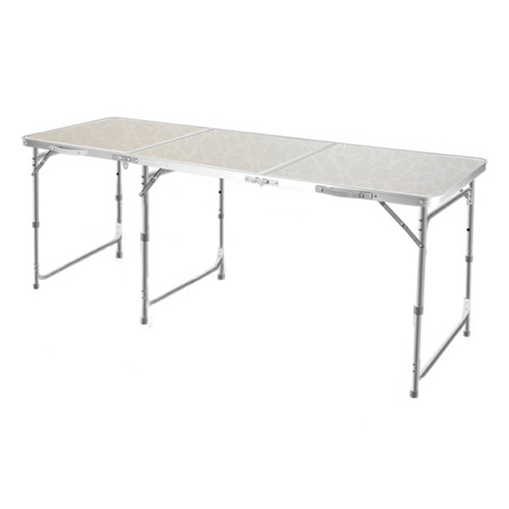 1.8メートル 大型 アウトドア 折りたたみ テーブル アルミニウム合金製 高さ3段調整 180×60×(53-69)cm ポータブル ピクニック レジャー キャンプ◇ALW-YS-DESK-3|アウトドアテーブル 折り畳み 折り畳みテーブル 折りたたみテーブル 高さ調節 持ち運び バーベキュー BBQ通販格安セール情報 楽天 通販