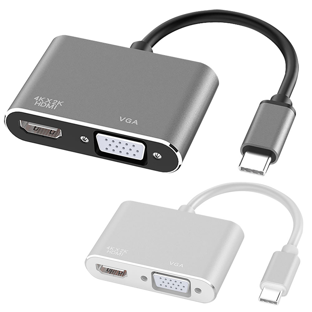 USB Type-C to HDMI VGA Ѵ ץ USB-C  HDMI/VGA ˱ С 4K 1080P б ǥץ쥤 ץ ALW-HW10001ڥ᡼ء|Ѵץ type c c ϥ ޥ android ɥ Ѵץ ֥å ѥ С