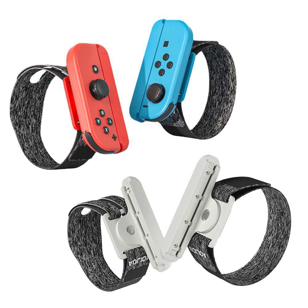 NintendoSwitch対応 Joy-Con専用 バンド2個セット アームバンド ハンドバンド 腕 手の甲 スイッチ ジョイコン アクセサリー 通常モデル 有機ELモデル対応 ◇ALW-AL-NS2215【メール便】