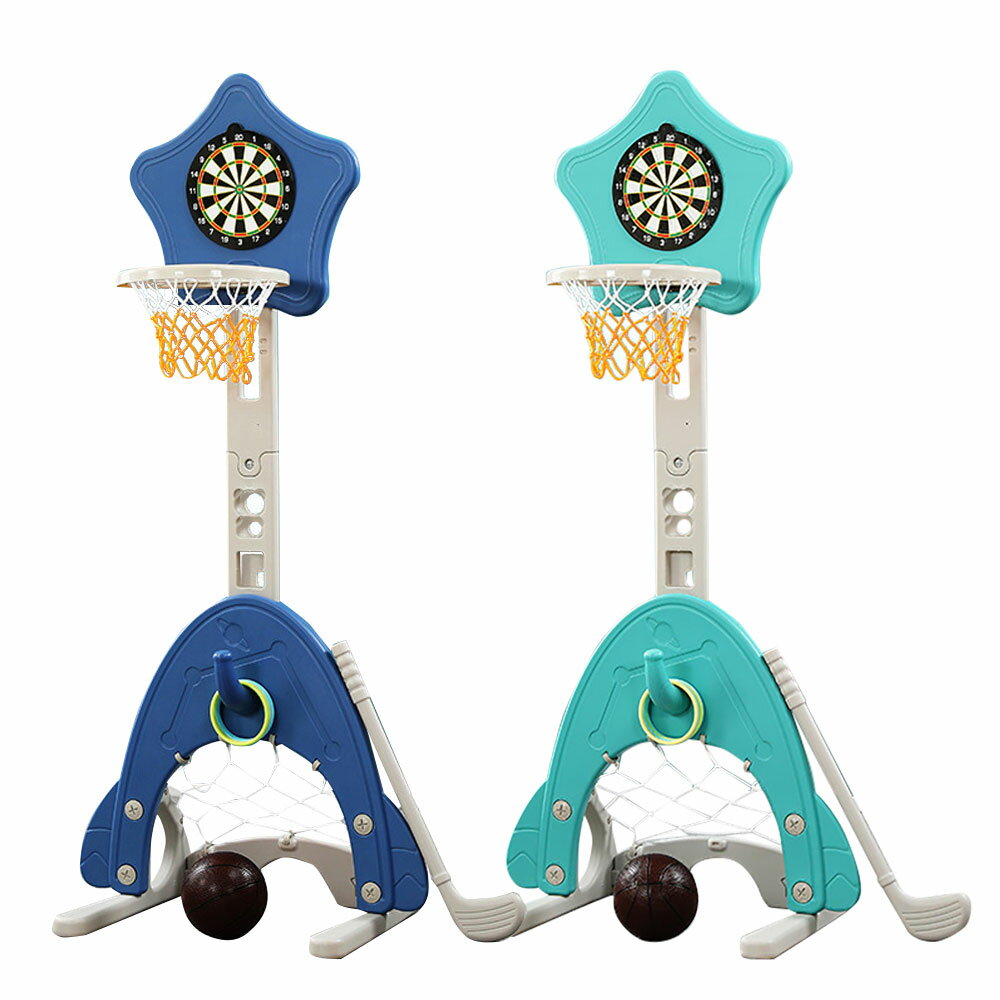 5in1 室内遊具 | バスケットゴール サッカーゴール 輪投げ ダーツ ゴルフ 高さ調節可能 ボール付き 家庭用 子ども キッズ おもちゃ ◇ALW-TMQ-B 室内遊び 室内 ボール 遊び ボール遊び 遊び場 こども バスケ ゴール サッカー ミニバスケットゴール 室内遊び遊具 室内運動のサムネイル