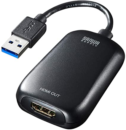 サンワサプライ USB3.0-HDMIディスプレイアダプタ(1080P対応) USB-CVU3HD1 1