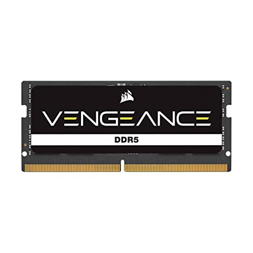 CORSAIR DDR5-4800MHz ノートPC用 メモリ VENGEANCE DDR5 16GB 16GB*1枚 SO-DIMM CMSX16GX5M1A4800C40 (PC5-38400)