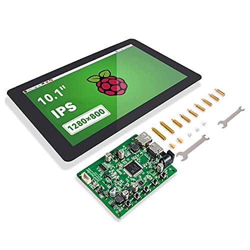10C` ^bNj^[ Raspberry Pi - SunFounder 10.1 HDMI 1280x800 IPS LCD ^bNXN[ for RPi 400/4B/3B+/3B/2B/LattePanda/Beagle/Bone