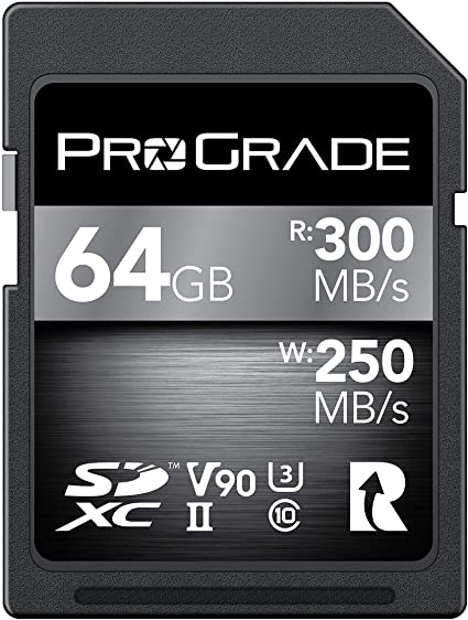 ProGrade Digital (プログレードデジタル) SDXC UHS-II V90 COBALT 300R メモリーカード 正規輸入品 (64GB)