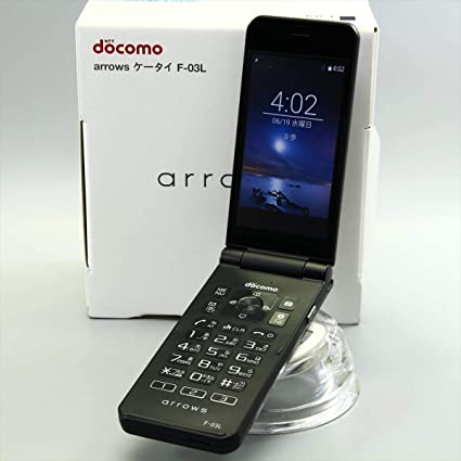 新品・未使用品 docomo arrows ケータイ F-03L ブラック 白ロム 本体