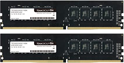 Team DDR4 デスクトップ用 PC4-19200 2400MHzシリーズ 8GBx2枚(16GBkit) 日本国内無期限保証