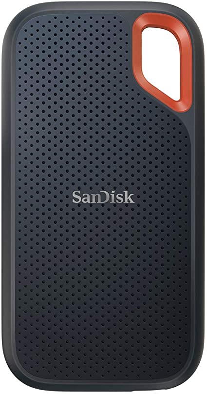 SanDisk SSD 外付け 1TB USB3.2Gen2 読出最大1050MB/秒 防滴防塵 SDSSDE61-1T00-GH25 エクストリーム ポータブルSSD V2 Win Mac PS4 PS5 エコパッケージ 3年保証
