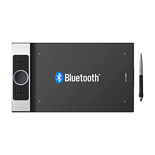 XPPen ペンタブ 11x6インチ Bluetooth ワイヤレス接続 超薄型7mm 8個ショートカット 傾き検知 お絵かき 板タブ iPhoneのibisPaintに対応 Android Mac Windows Chromebook対応 Deco