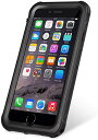 iPhone8 / iPhone7 ケース 防水 DINGXIN 指紋認証対応 防水 防雪 防塵 耐震 耐衝撃 IP68防水規格 アイフォン8 ケース フォンケース7 ストラップ 付き (黒)