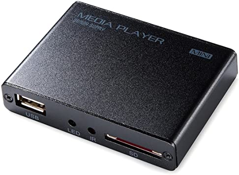 쥯 ǥץ졼䡼 HDMI/RCA USB/SDб MP4 ȥץ쥤ǽ HDMI֥° 400-MEDI020H