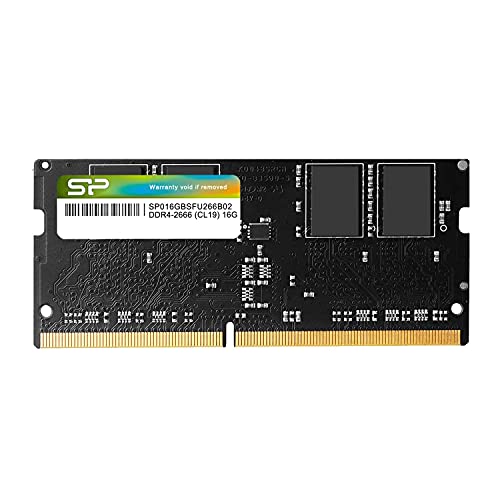 シリコンパワー ノートPC用メモリ DDR4-2666(PC4-21300) 16GB 1枚 260Pin 1.2V CL19 Mac対応 SP016GBSFU266B02 シリコンパワー ノートPC用メモリ DDR4-2666(PC4-21300) 16GB 1枚 260Pin 1.2V CL19 Mac対応 SP016GBSFU266B02