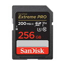 SanDisk (TfBXN) 256GB Extreme PRO SDXC UHS-I [J[h - C10AU3AV30A4K UHDASDJ[h - SDSDXXD-256G-GN4IN