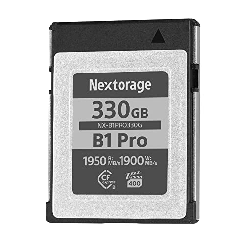 Nextorage ネクストレージ 国内メーカー 330GB CFexpress Type B VPG400 メモリーカード B1PROシリーズ 最大読み出し速度1950MB/s 最大書き込み速度1900MB/s メーカー5年保証 NX-B1PRO33