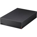 バッファロー CMR HDD採用 外付けハードディスク 8TB テレビ録画/PC/PS4/4K対応 バッファロー製nasne™対応 静音コンパクト 日本製 故障予測 みまもり合図 HD-ACD8U3(2)