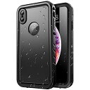 スポーツリンク iPhone Xs Maxの防水ケース、iPhone Xs Max 内蔵のスクリーンプロテクタースリムケース 防水 耐震性 防雪 6.5インチ