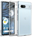 Ringke Google Pixel7a ケース Google Pixel 7a ケース ストラップホール付き 指紋防止 半透明 サラサラ マット 分割カメラホール TPU ポリカーボネートハイブリッド 米軍MIL規格取得 - Fusion ( (マット クリア Matte Clear)