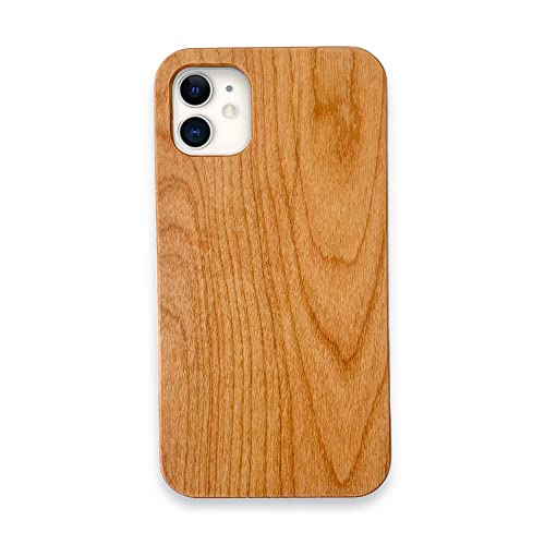iPhone 11 ケース おしゃれ 桜の木 木製 ウッド カバー 天然木 薄型 軽量 TPU アイフォン11 ワイヤレス充電対応 スマホケース