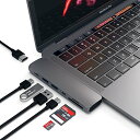 Satechi Type-C アルミニウム Proハブ 7-in-2 (スペースグレイ) 多機能USB-Cポート 40Gbs PD, 4K HDMI, USB-A, micro/SDスロット (MacBookPro/ Air2018以降対応)(2)