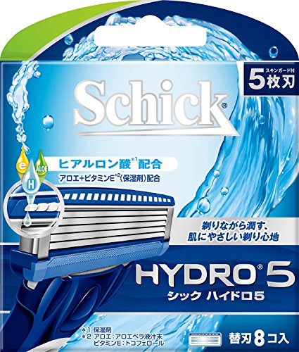 シック Schick 5枚刃 ハイドロ5 替刃 8コ入 男性カミソリ シック Schick 5枚刃 ハイドロ5 替刃 8コ入 男性カミソリ