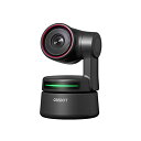 Webカメラ AI自動追跡 4K UHD対応 オートフォーカス HDR機能付き 広角 マイク内蔵 首振り 4倍ズーム ジェスチャーコントロール USB接続 三脚対応 ソニー製センサー搭載 テレワーク用カメラ ビデオ会議 OBSBOT Tiny 4K