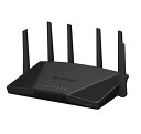 Wi-Fi6ルータ 高機能無線ルーター 4,800Mbps + 1,200Mbps + 600Mbps (11a/b/g/n/ac/ax対応) VPN環境構築可能 高セキュリティ Wi-Fi6トライバンド対応 IPv4overIPv6 MAP-E/DS Lite対応 Synology RT6600ax