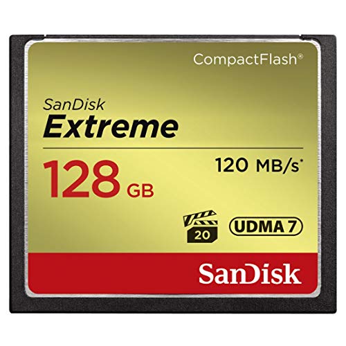 サンディスク 128GB Extreme コンパクトフラッシュカード SanDisk SDCFXSB-128G-G46 海外パッケージ