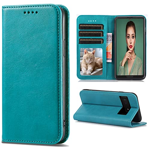 Google Pixel 8a ケース 手帳型 手帳型ケース pixel8Aケース グーグル ピクセル8A カバー 携帯ケース スマホケース 携帯カバー カードケース PUレザー カード収納 財布型 マグネット内蔵 スタンド機能 耐衝撃 全面保護 防水 耐摩擦 (ターコイズ)